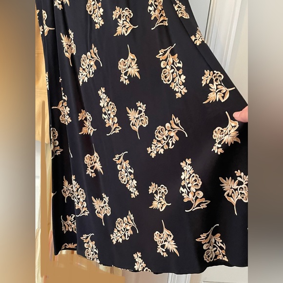 Jessica Howard 2pc Maxi Skirt and Jacket Black and Yellow, size 14 - Picture 12 of 14